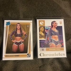 2 card Roxanne Perez RC Lot